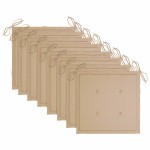 vidaXL Scaune de grădină cu perne, 8 buc., gri, lemn masiv de acacia vidaXL Scaune de grădină cu perne, 8 buc., gri, lemn masiv de acacia