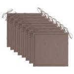 vidaXL Scaune pliabile de exterior cu perne, 8 buc., lemn masiv acacia vidaXL Scaune pliabile de exterior cu perne, 8 buc., lemn masiv acacia