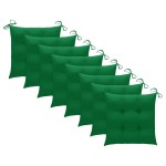 vidaXL Scaune pliabile de exterior cu perne, 8 buc., lemn masiv acacia vidaXL Scaune pliabile de exterior cu perne, 8 buc., lemn masiv acacia