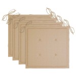 vidaXL Scaune de exterior cu perne, 4 buc., lemn masiv de acacia