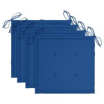 vidaXL Scaune de exterior cu perne, 4 buc., lemn masiv de acacia vidaXL Scaune de exterior cu perne, 4 buc., lemn masiv de acacia
