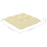 vidaXL Scaune de exterior cu perne, 4 buc., lemn masiv de acacia vidaXL Scaune de exterior cu perne, 4 buc., lemn masiv de acacia