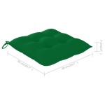 vidaXL Scaune de exterior cu perne, 4 buc., lemn masiv de acacia vidaXL Scaune de exterior cu perne, 4 buc., lemn masiv de acacia