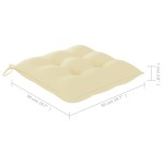 vidaXL Scaune de exterior cu perne, 6 buc., lemn masiv de acacia vidaXL Scaune de exterior cu perne, 6 buc., lemn masiv de acacia