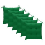 vidaXL Scaune de exterior cu perne, 6 buc., lemn masiv de acacia vidaXL Scaune de exterior cu perne, 6 buc., lemn masiv de acacia
