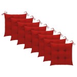 vidaXL Scaune de exterior cu perne, 8 buc., lemn masiv de acacia vidaXL Scaune de exterior cu perne, 8 buc., lemn masiv de acacia