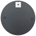 vidaXL Oglindă de perete cu lumini LED, sticlă, rotundă