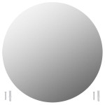 vidaXL Oglindă de perete cu lumini LED, sticlă, rotundă vidaXL Oglindă de perete cu lumini LED, sticlă, rotundă