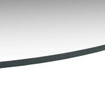 vidaXL Oglindă de perete cu lumini LED, fără ramă, sticlă, rotundă