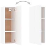 vidaXL Set dulapuri TV, 5 piese, alb, lemn prelucrat