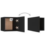 vidaXL Set dulapuri TV, 6 buc., negru, lemn prelucrat vidaXL Set dulapuri TV, 6 buc., negru, lemn prelucrat
