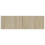 vidaXL Dulapuri TV, 4 buc., stejar sonoma, 100x30x30 cm lemn prelucrat