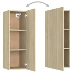 vidaXL Set de dulapuri TV, 5 piese, stejar sonoma, lemn prelucrat vidaXL Set de dulapuri TV, 5 piese, stejar sonoma, lemn prelucrat