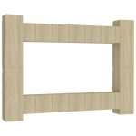 vidaXL Set de dulapuri TV, 10 piese, stejar sonoma, lemn prelucrat