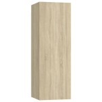 vidaXL Dulapuri TV 4 buc. stejar Sonoma 30,5x30x90 cm, lemn prelucrat