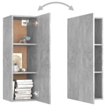 vidaXL Set dulap TV, 5 piese, gri beton, lemn prelucrat vidaXL Set dulap TV, 5 piese, gri beton, lemn prelucrat