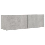 vidaXL Set dulap TV, 6 piese, gri beton, lemn prelucrat vidaXL Set dulap TV, 6 piese, gri beton, lemn prelucrat