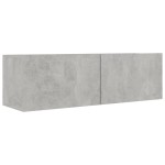 vidaXL Set de dulapuri TV, 5 piese, gri beton, lemn prelucrat vidaXL Set de dulapuri TV, 5 piese, gri beton, lemn prelucrat