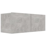 vidaXL Set de dulapuri TV, 6 piese, gri beton, lemn prelucrat vidaXL Set de dulapuri TV, 6 piese, gri beton, lemn prelucrat