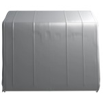 vidaXL Cort de depozitare, gri, 240x240 cm, oțel vidaXL Cort de depozitare, gri, 240x240 cm, oțel