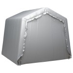 vidaXL Cort de depozitare, gri, 240x240 cm, oțel vidaXL Cort de depozitare, gri, 240x240 cm, oțel