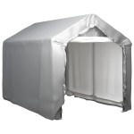 vidaXL Cort de depozitare, gri, 180x300 cm, oțel vidaXL Cort de depozitare, gri, 180x300 cm, oțel