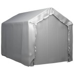 vidaXL Cort de depozitare, gri, 180x300 cm, oțel vidaXL Cort de depozitare, gri, 180x300 cm, oțel