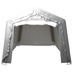 vidaXL Cort de depozitare, gri, 300x600 cm, oțel vidaXL Cort de depozitare, gri, 300x600 cm, oțel