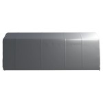 vidaXL Cort de depozitare, gri, 300x600 cm, oțel vidaXL Cort de depozitare, gri, 300x600 cm, oțel