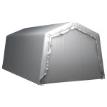 vidaXL Cort de depozitare, gri, 300x600 cm, oțel vidaXL Cort de depozitare, gri, 300x600 cm, oțel