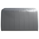 vidaXL Cort de depozitare, gri, 370x370 cm, oțel vidaXL Cort de depozitare, gri, 370x370 cm, oțel