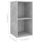 vidaXL Set de dulapuri TV, 3 piese, gri beton, lemn prelucrat vidaXL Set de dulapuri TV, 3 piese, gri beton, lemn prelucrat