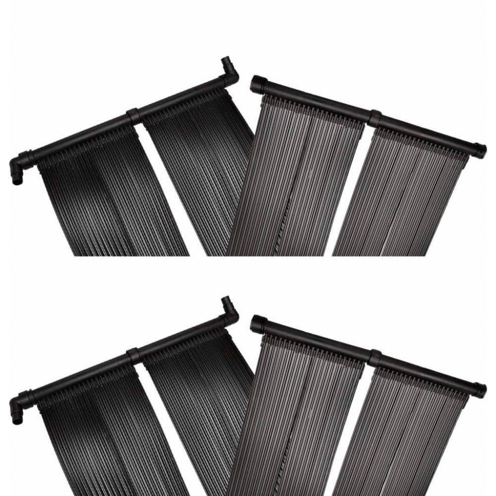 vidaXL Panou încălzitor solar pentru piscină, 4 buc., 80x620 cm