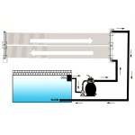 vidaXL Panou încălzitor solar pentru piscină, 4 buc., 80x620 cm vidaXL Panou încălzitor solar pentru piscină, 4 buc., 80x620 cm