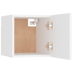 vidaXL Noptieră, alb, 30,5x30x30 cm, lemn prelucrat vidaXL Noptieră, alb, 30,5x30x30 cm, lemn prelucrat