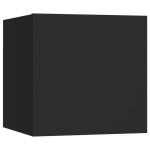 vidaXL Noptiere, 2 buc., negru, 30,5x30x30 cm, lemn prelucrat vidaXL Noptiere, 2 buc., negru, 30,5x30x30 cm, lemn prelucrat