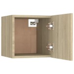 vidaXL Noptiere, stejar Sonoma, 30,5x30x30cm, lemn prelucrat vidaXL Noptiere, stejar Sonoma, 30,5x30x30cm, lemn prelucrat