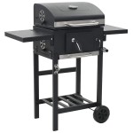 vidaXL Cuptor de pizza și grătar 3-în-1 de exterior, negru vidaXL Cuptor de pizza și grătar 3-în-1 de exterior, negru