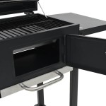 vidaXL Cuptor de pizza și grătar 3-în-1 de exterior, negru vidaXL Cuptor de pizza și grătar 3-în-1 de exterior, negru