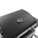 vidaXL Cuptor de pizza și grătar 3-în-1 de exterior, negru vidaXL Cuptor de pizza și grătar 3-în-1 de exterior, negru