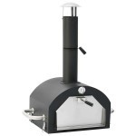 vidaXL Cuptor de pizza și grătar 3-în-1 de exterior, negru vidaXL Cuptor de pizza și grătar 3-în-1 de exterior, negru