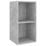vidaXL Set de dulapuri TV, 4 piese, gri beton, lemn prelucrat vidaXL Set de dulapuri TV, 4 piese, gri beton, lemn prelucrat