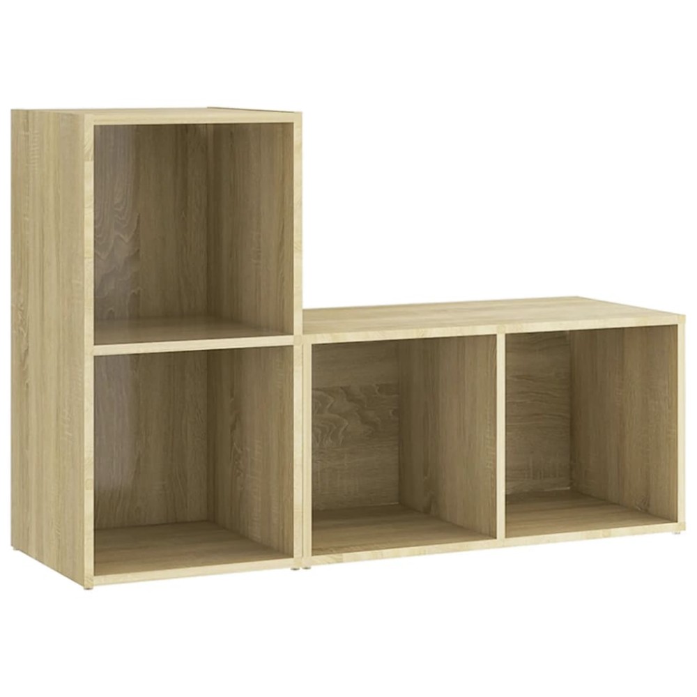vidaXL Dulapuri TV 2 buc., stejar Sonoma,72x35x36,5 cm, lemn prelucrat