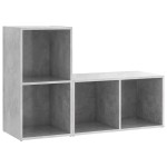 vidaXL Dulapuri TV 2 buc gri beton, 72x35x36,5 cm lemn prelucrat