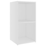 vidaXL Dulapuri TV, 2 buc., alb, 72x35x36,5 cm, lemn prelucrat
