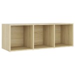 vidaXL Set de dulapuri TV, 3 piese, stejar Sonoma, lemn prelucrat vidaXL Set de dulapuri TV, 3 piese, stejar Sonoma, lemn prelucrat