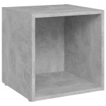 vidaXL Set de dulapuri TV, 8 piese, gri beton, lemn prelucrat vidaXL Set de dulapuri TV, 8 piese, gri beton, lemn prelucrat