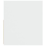 vidaXL Noptiere cu LED-uri, 2 buc., alb, 60x35x40 cm vidaXL Noptiere cu LED-uri, 2 buc., alb, 60x35x40 cm