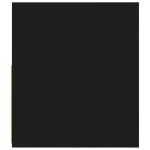 vidaXL Noptiere cu LED-uri, 2 buc., negru, 60x35x40 cm