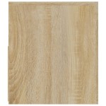 vidaXL Noptiere cu LED-uri, 2 buc., stejar sonoma, 60x35x40 cm
